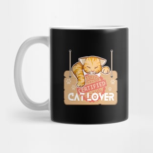 Certified Cat Lover Mug